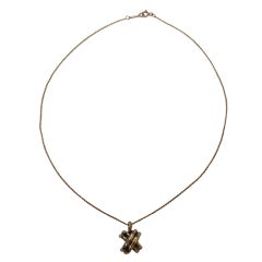 Tiffany & Co. Sterling Silver Criss Cross X Pendant