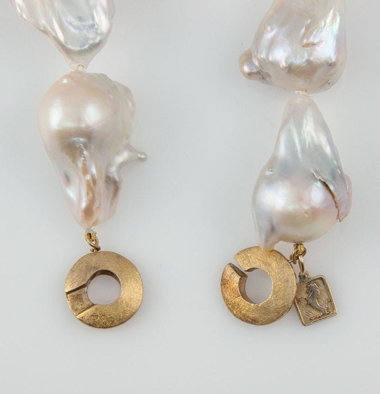 Baroque Freeform Pearl Necklace