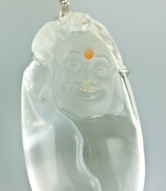 buddha crystal necklace