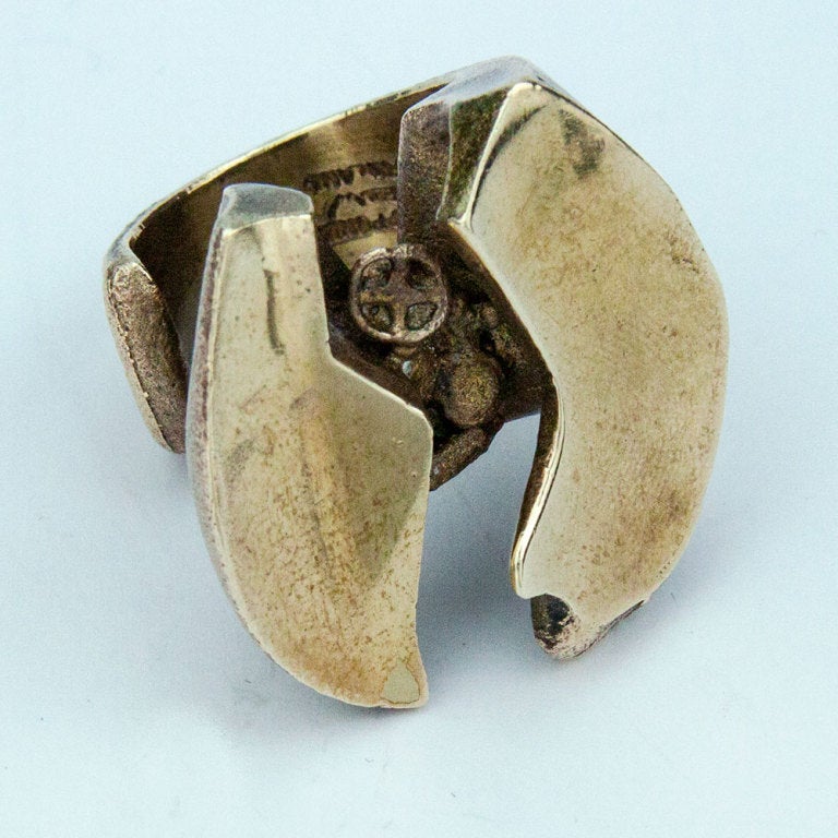 Lapponia Bjorn Weckström Finland Bronze Sculptural Ring 1
