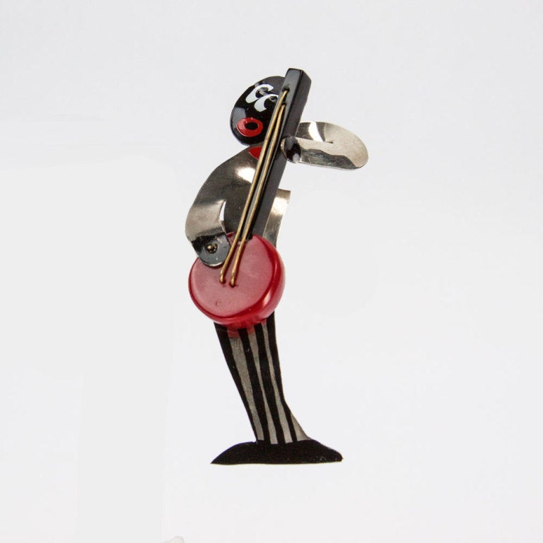 Sensational Josephine Baker's 8 pc Jazz Band Scatter Pins 4