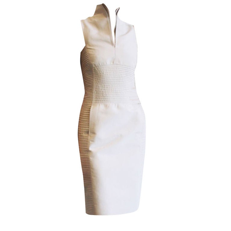 THE PINTUCKED SIDE PANEL DRESS at 1stDibs