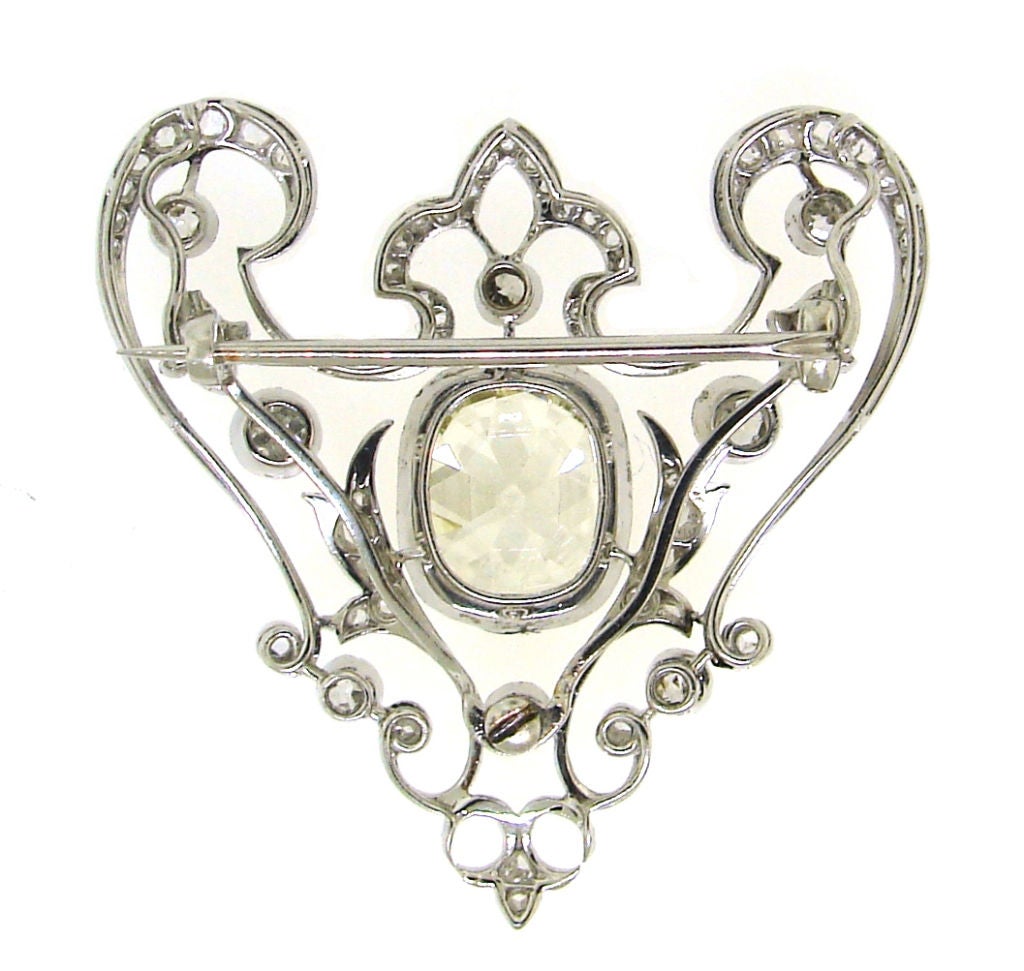 Interchangeable  Diamond & Platinum Necklace/Brooch/Head Piece 4