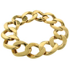 Brock & Co. Yellow Gold Heavy Link Bracelet