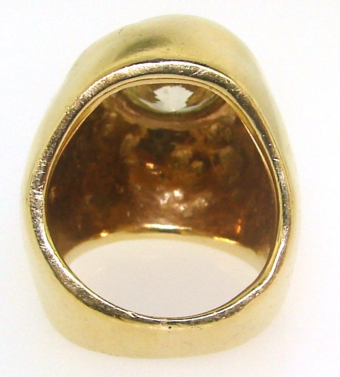 Cartier NY 3.14 cts Old European Cut Diamond & Yellow Gold Ring 2