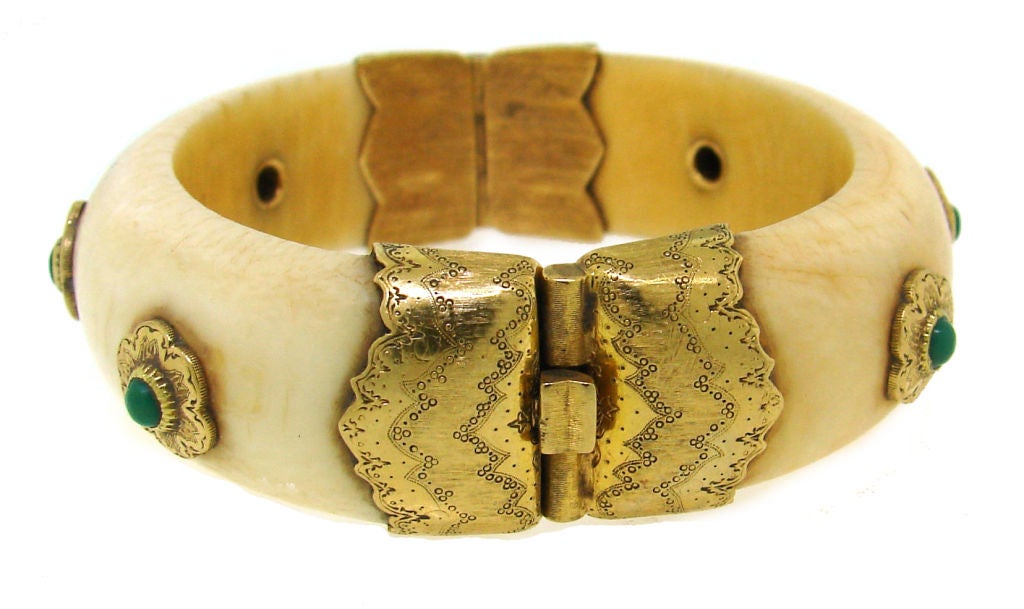 antique ivory bracelet