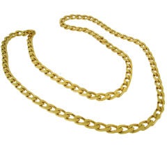 Vintage BULGARI Yellow Gold Chain