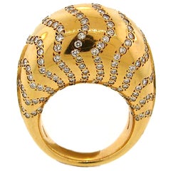 VHERNIER Diamond & Yellow Gold Ring