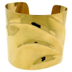 CARTIER Yellow Gold Cuff Bracelet