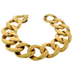 VERDURA Yellow Gold Heavy Link Bracelet