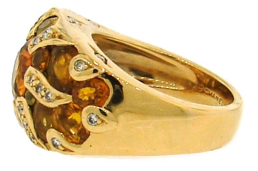 CHANEL Yellow Sapphire, Diamond & Yellow Gold Ring 1