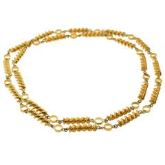 TIFFANY & Co. by SCHLUMBERGER Yellow Gold Necklace
