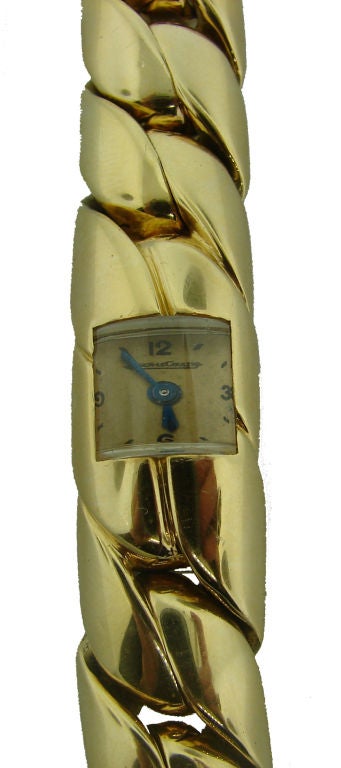 JAEGER-LECOULTRE Lady's Yellow Gold Bracelet Watch 1