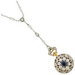 TIFFANY & Co. Victorian Watch Pendant on Chain