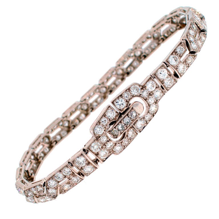 cartier platinum bracelet