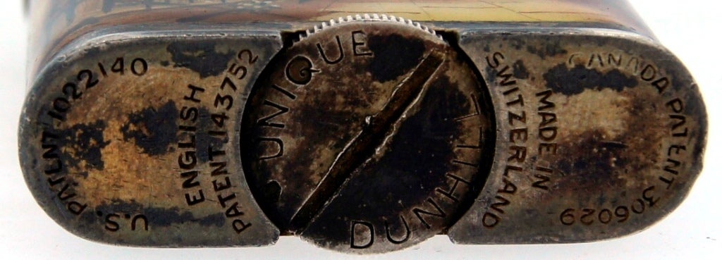Dunhill / Bruder Frank Enamel & Silver Lightler & Cigarette Case in Fitted Box 5