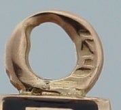 FABERGE Rose Gold Whistle on Watch Chain 7