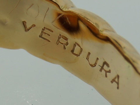 VERDURA Citrine & Yellow Gold Cocktail Ring 7