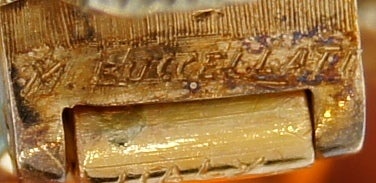 MARIO BUCCELLATI Diamond Aquamarine Gold Brooch Pin 2