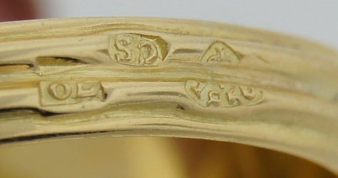 Antique Russian Emerald Diamond Yellow Gold Ring 4