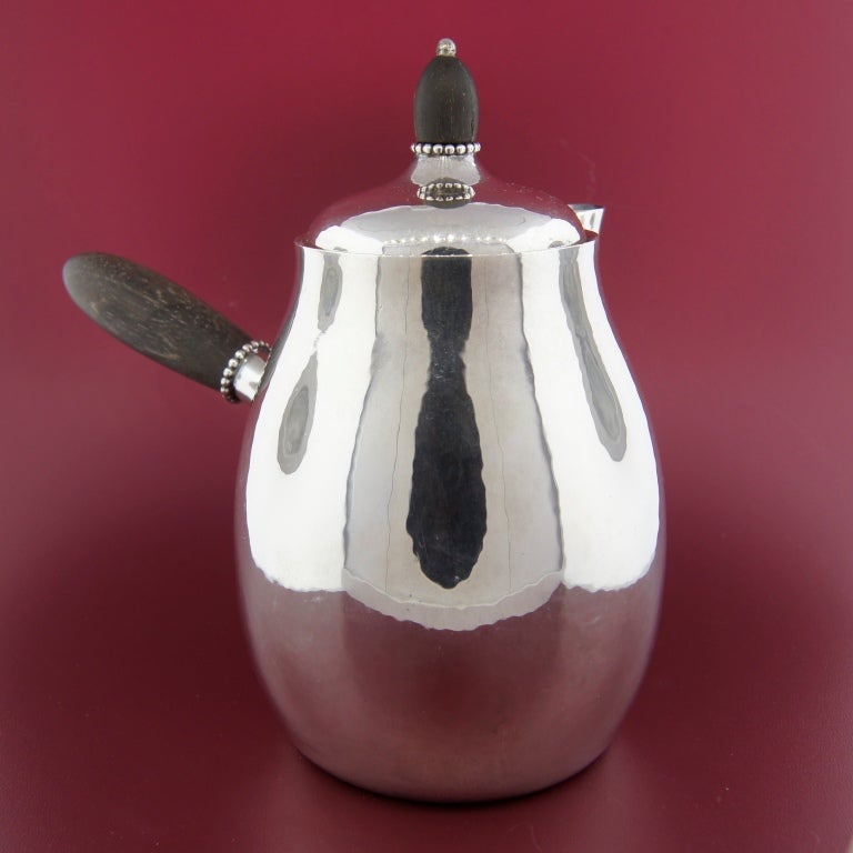 Women's or Men's Georg Jensen  Pattern #80 Sterling Silver 4-Piece Coffee Set