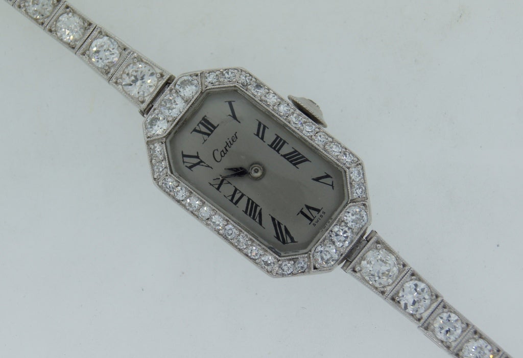 cartier diamond bracelet watch