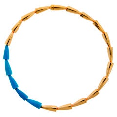 Vhernier Turquoise & Rose Gold Necklace