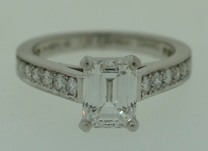 Women's Cartier 1.52-ct Diamond (F, VS1 - GIA Certificate) Platinum Engagement Ring