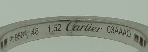 Cartier 1.52-ct Diamond (F, VS1 - GIA Certificate) Platinum Engagement Ring 2