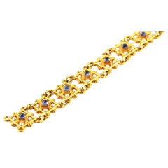 CASTELLANI Reversible Gold and Gemset Bracelet