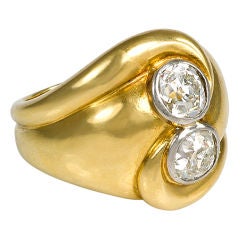 SUZANNE BELPERRON Gold and Diamond Ring