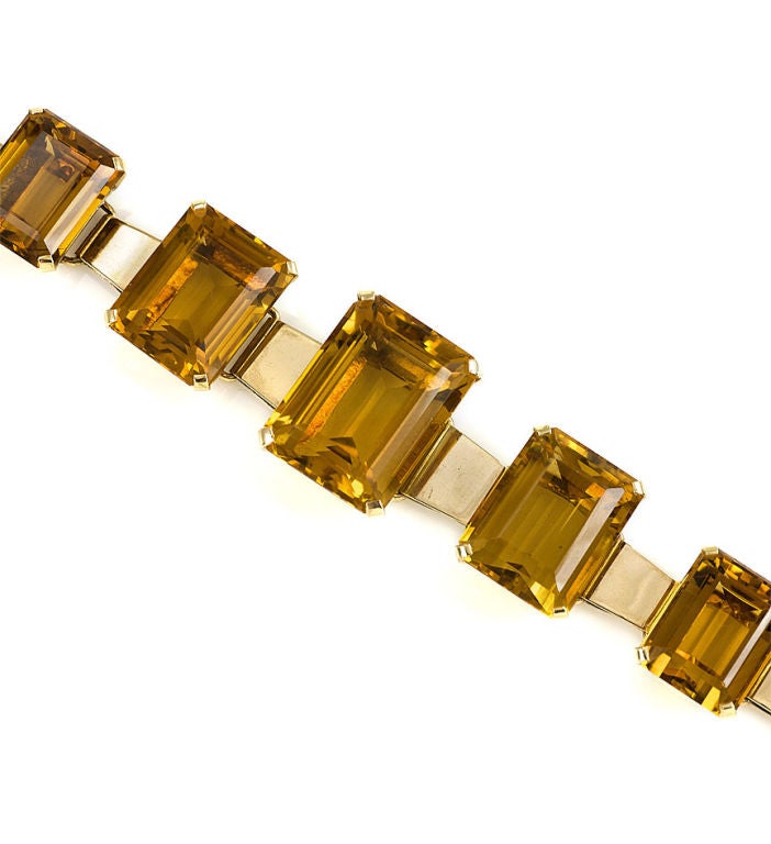 Retro Neiman Marcus Citrine Bracelet