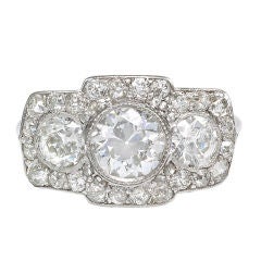 Edwardian Three Stone Diamond RIng 3