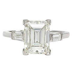 Antique Art Deco Step-Cut Diamond Ring
