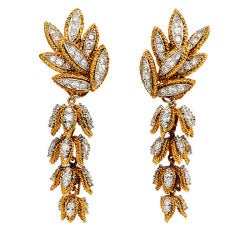 VASSORT Paris Diamond Gold Day-to-Night Earrings