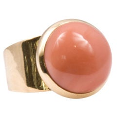 18kt. Natural Coral Ring