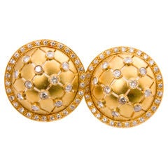 18Kt. ZADORA Diamond Dome Earrings