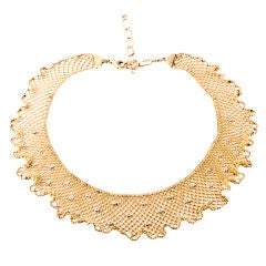 Woven Diamond Bibb Necklace Woven Diamond Bibb Necklace