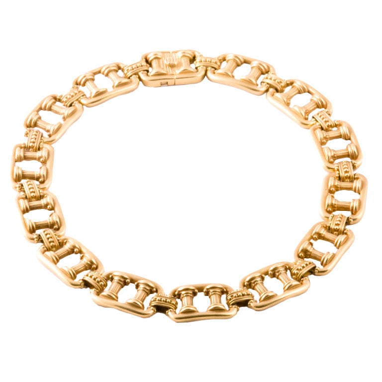NALTCHAYAN Gold Link Choker For Sale
