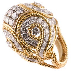Extraordinary Diamond Dome Ring
