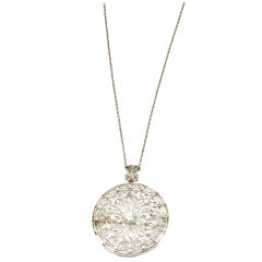 Lovely Diamond Pin Pendant