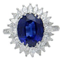 TIFFANY Sensational Sapphire and Diamond Ring