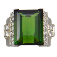 Strong Design Tourmaline Ring