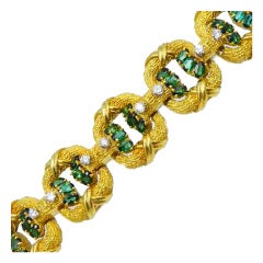LE TRIUMPHE Tourmaline Diamond Bracelet