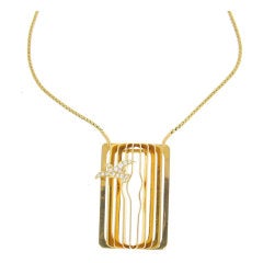 GUBELIN  Bird  Cage Necklace