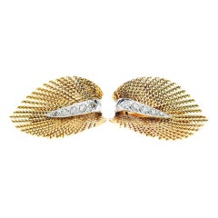 Vintage Pair of Versatile Diamond  Dress Clips