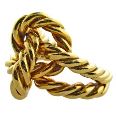 Vintage Twisted Rope Ring