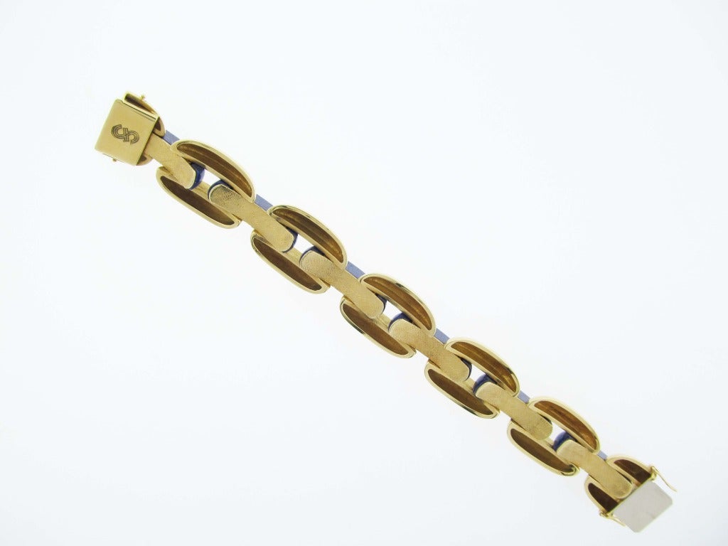 Women's Lapis Lazuli Gold German Bracelet