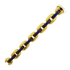 Lapis Lazuli Gold German Bracelet