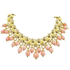Glamorous Coral Necklace